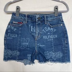 Tommy Hilfiger Logo Cut Off Shorts